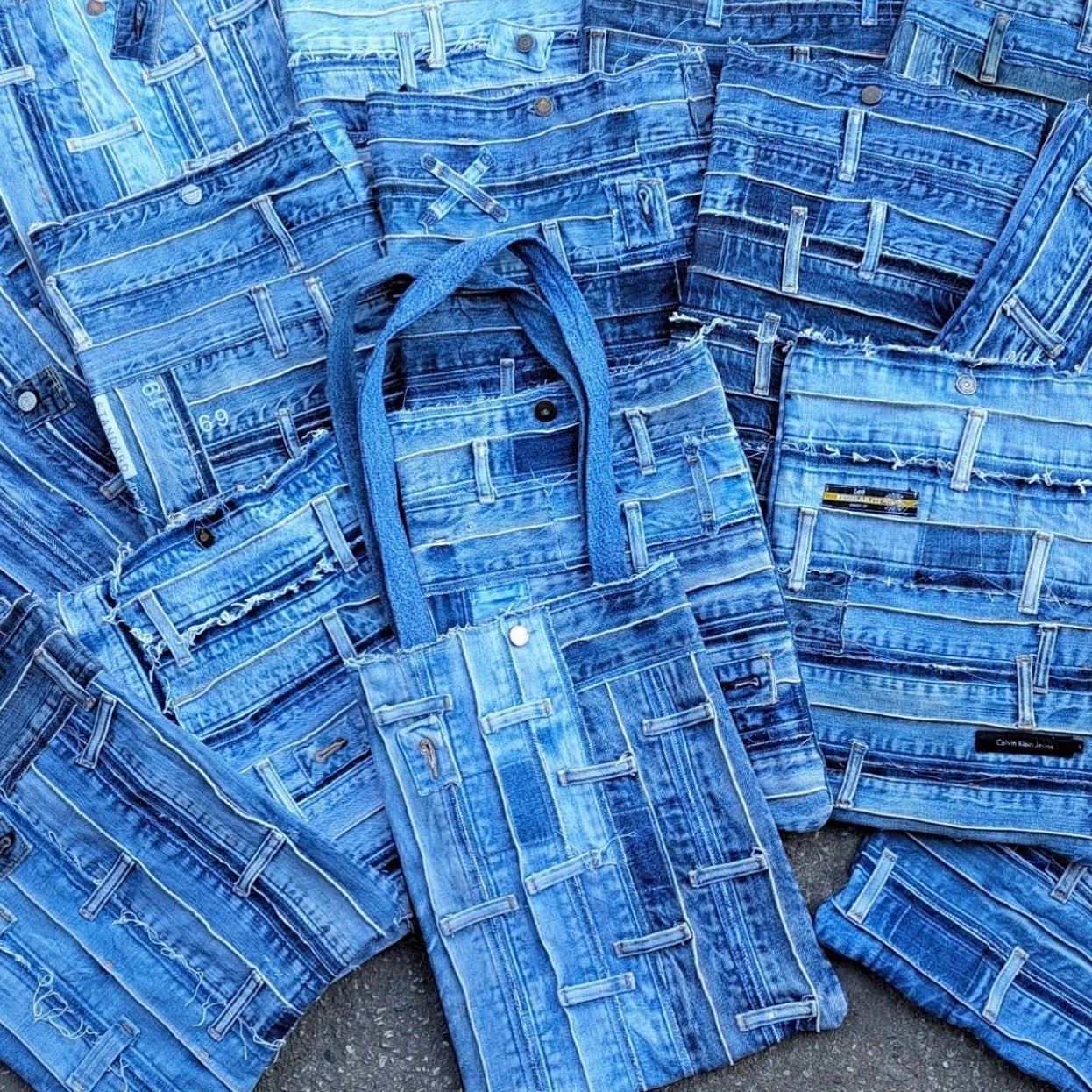 TOTE BAG MULTI WAIST JEAN UPCYCLÉ (X20)