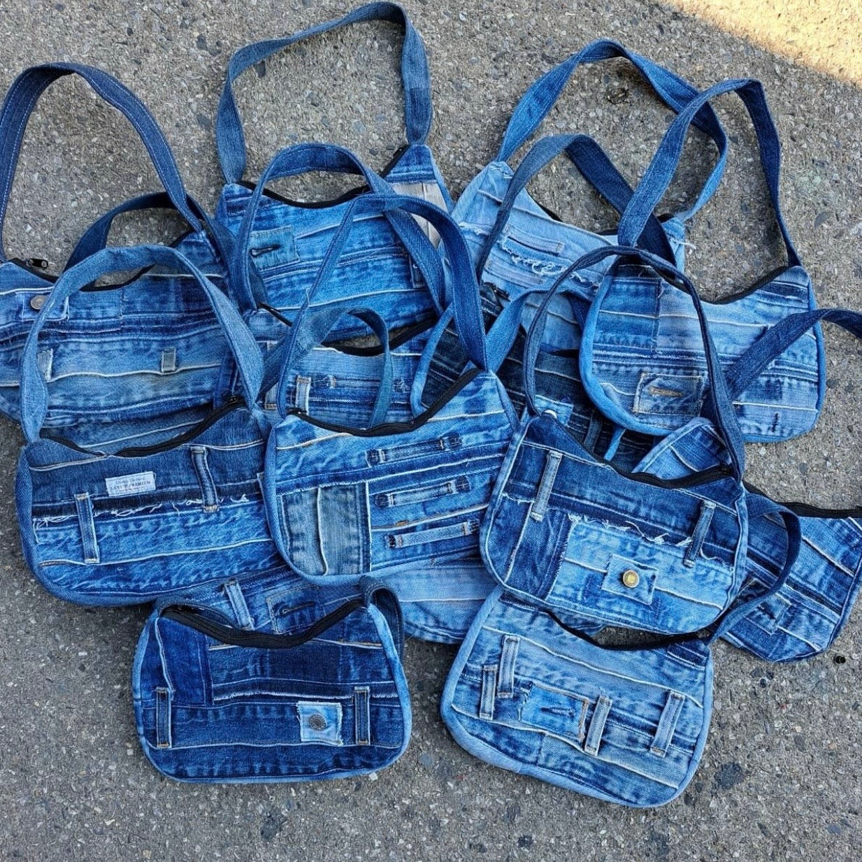 SAC MULTI WAIST JEAN UPCYCLÉ (X20)