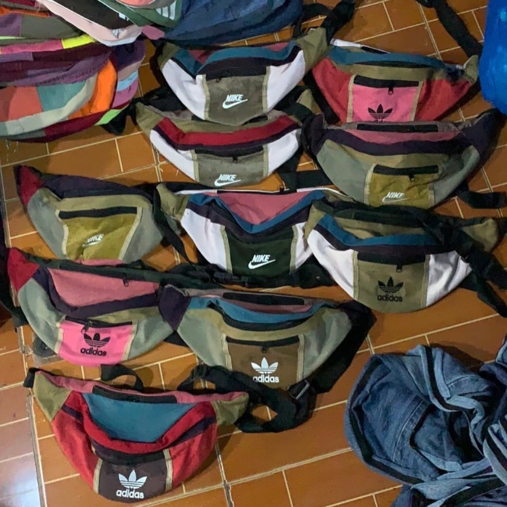 SAC BANANE NIKE ADIDAS UPCYCLÉ (X20)