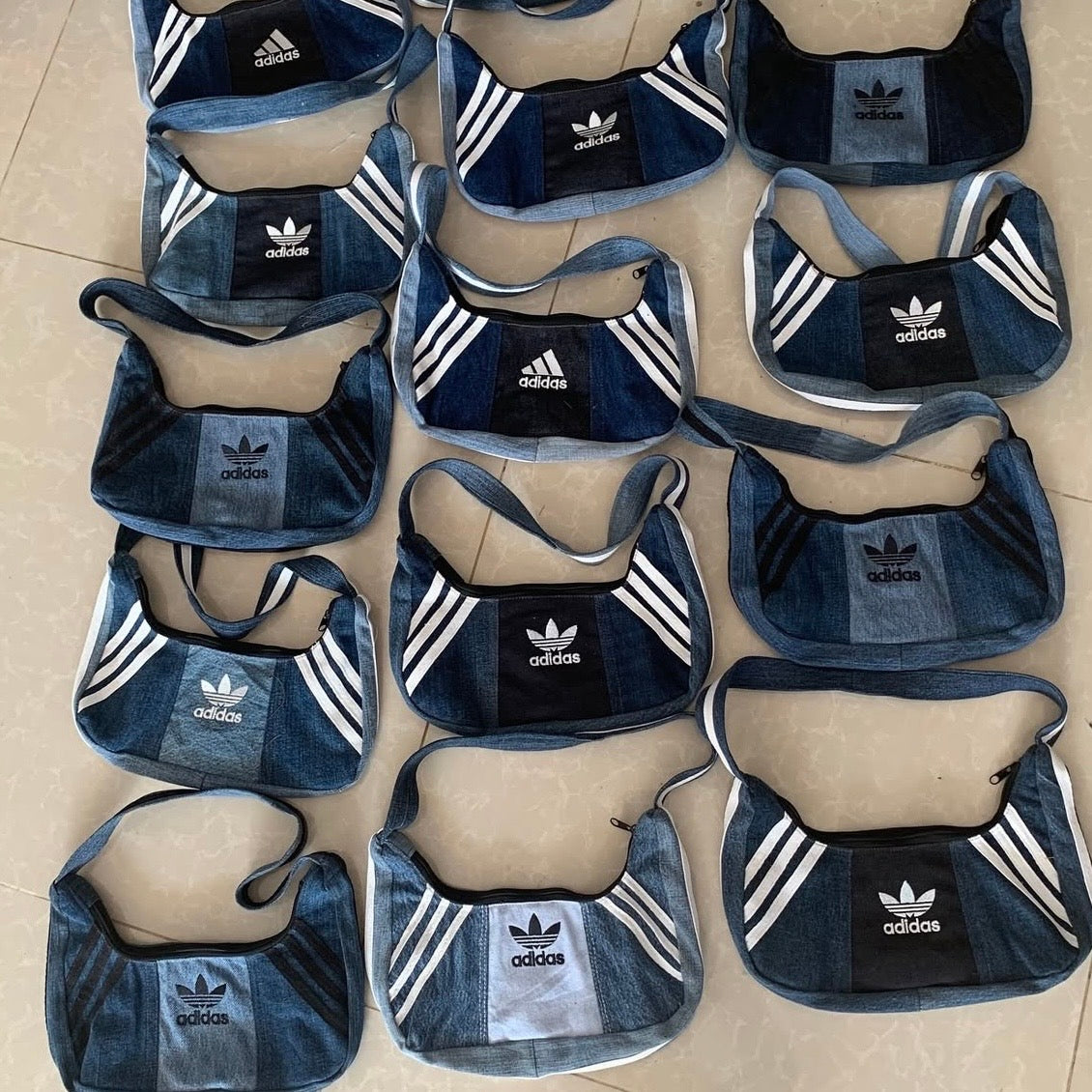 SAC JEAN ADIDAS UPCYCLÉ (X20)