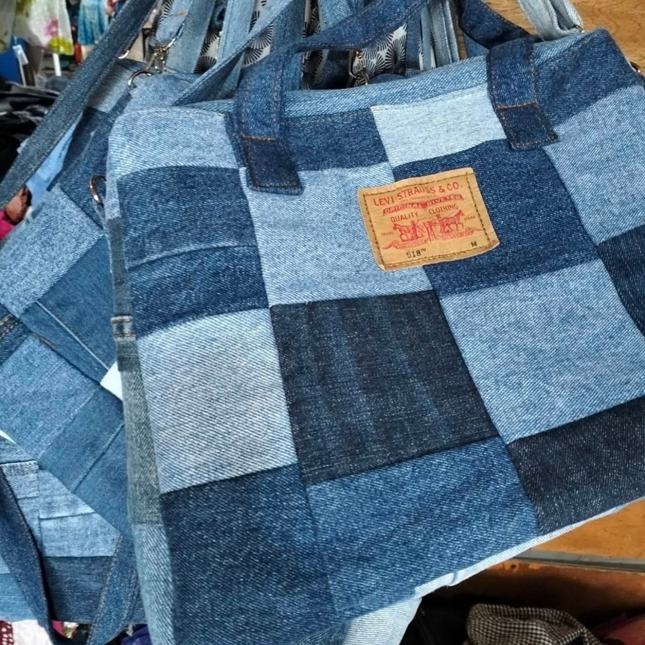 SAC TOTE BAG LEVIS JEAN UPCYCLÉ (X20)
