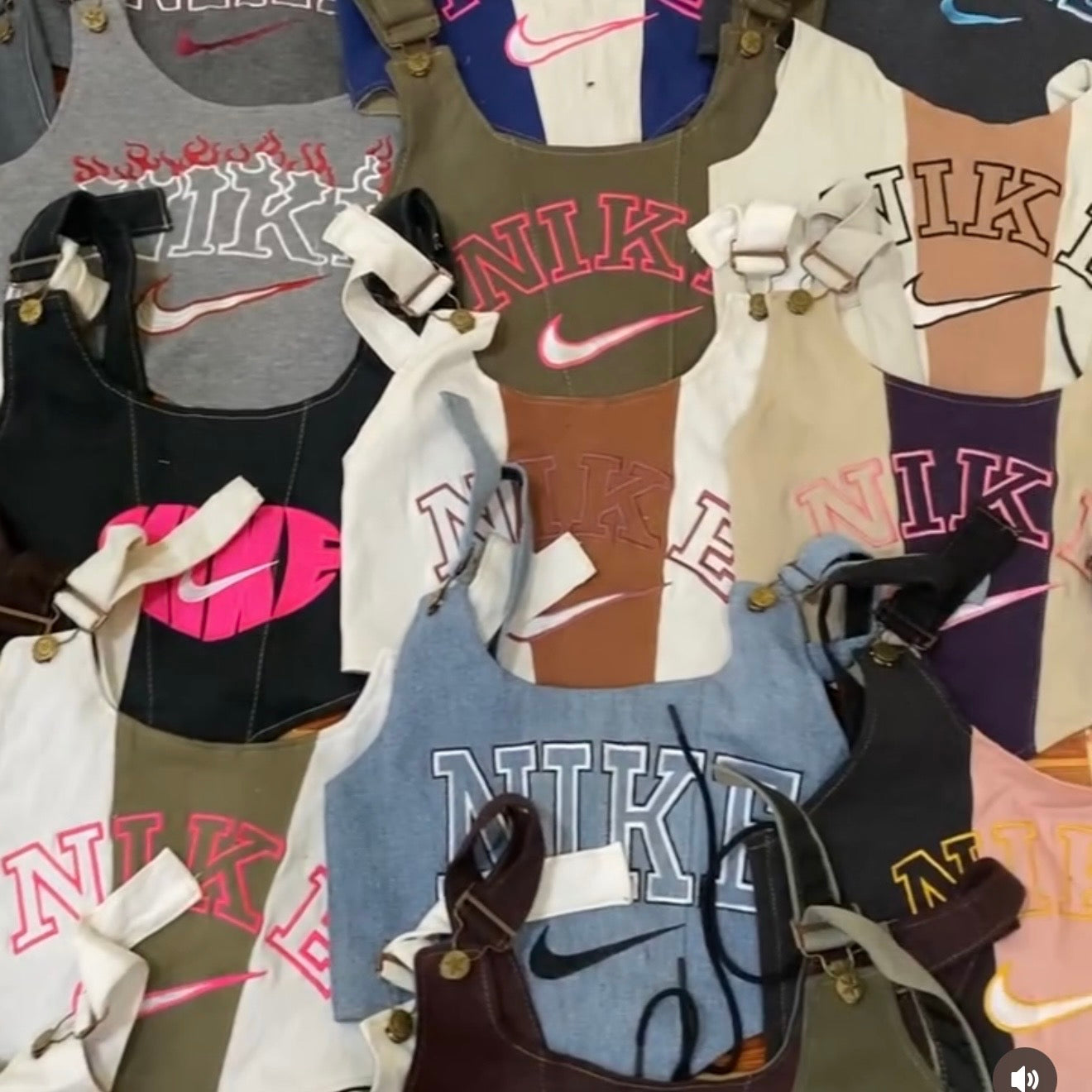 TOP NIKE FEMME PLASTRON UPCYCLÉ (X20)