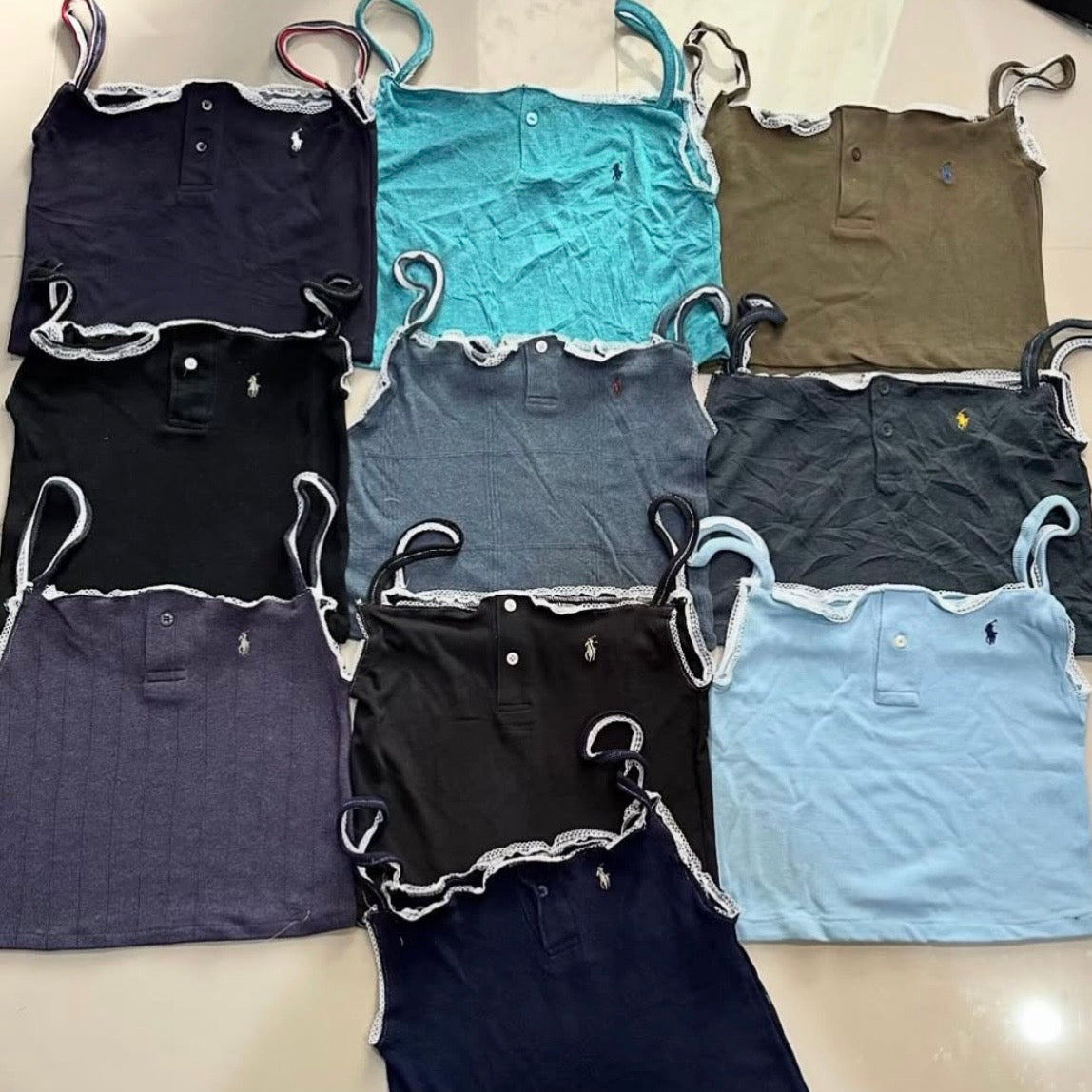 TOP FEMME RALPH LAUREN UPCYCLÉ (X20)