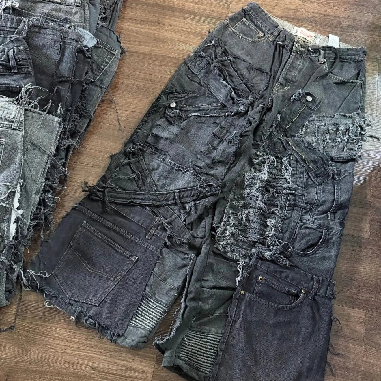 BAGGY NOIR UPCYCLÉ (X20)