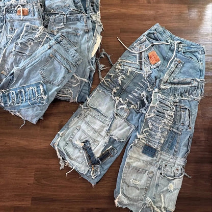 BAGGY UPCYCLÉ BLEU (X20)