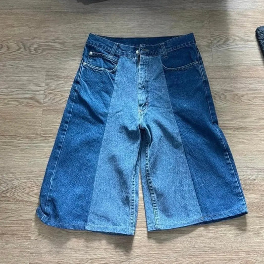 SHORT JORT JEAN UPCYCLÉ BLEU (X20)