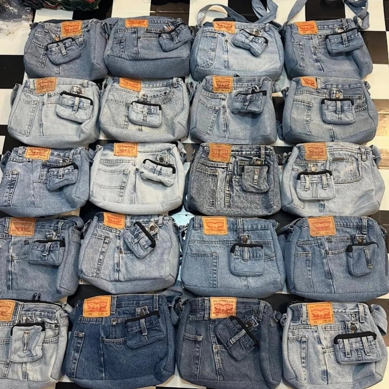 SACOCHE JEAN UPCYCLÉ LEVIS (X20)