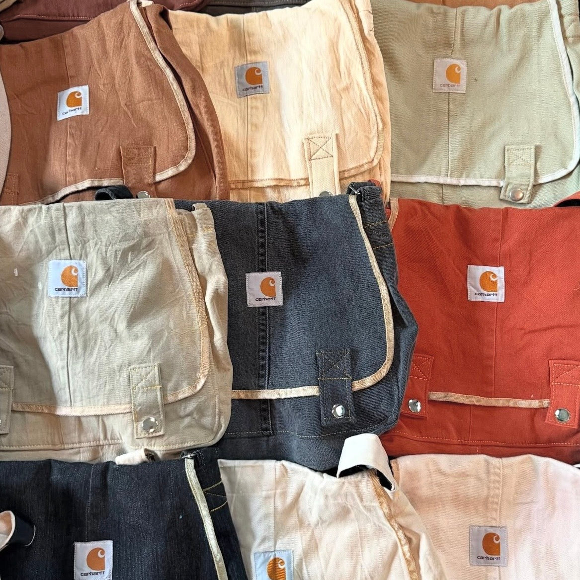 SACOCHE MESSENGER CARHARTT UPCYCLÉ (X20)