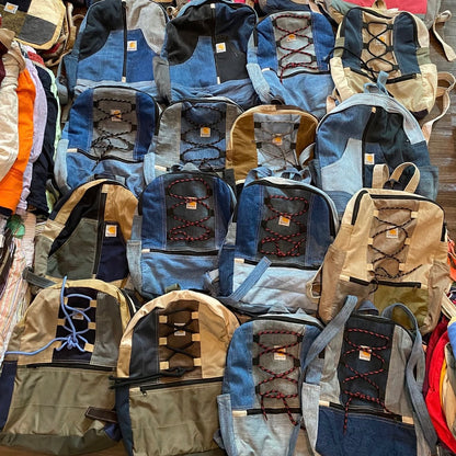 SAC À DOS UPCYCLÉ CARHARTT (X20)