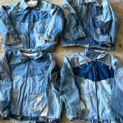 VESTE EN JEAN CARHARTT UPCYCLÉ (X20)