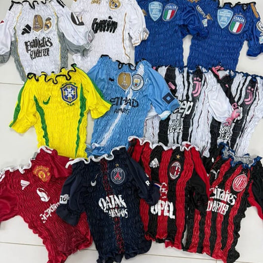 TOP FEMME MAILLOT FOOT UPCYCLÉ (X20)