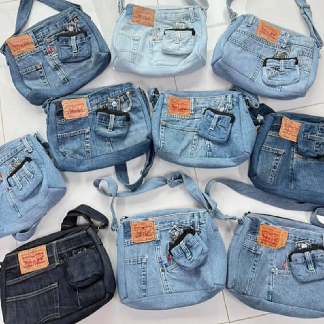 SACOCHE JEAN UPCYCLÉ LEVIS (X20)