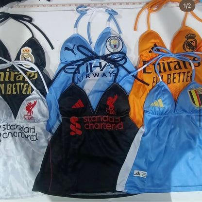 TOP MAILLOT FOOT UPCYCLÉ (X20)