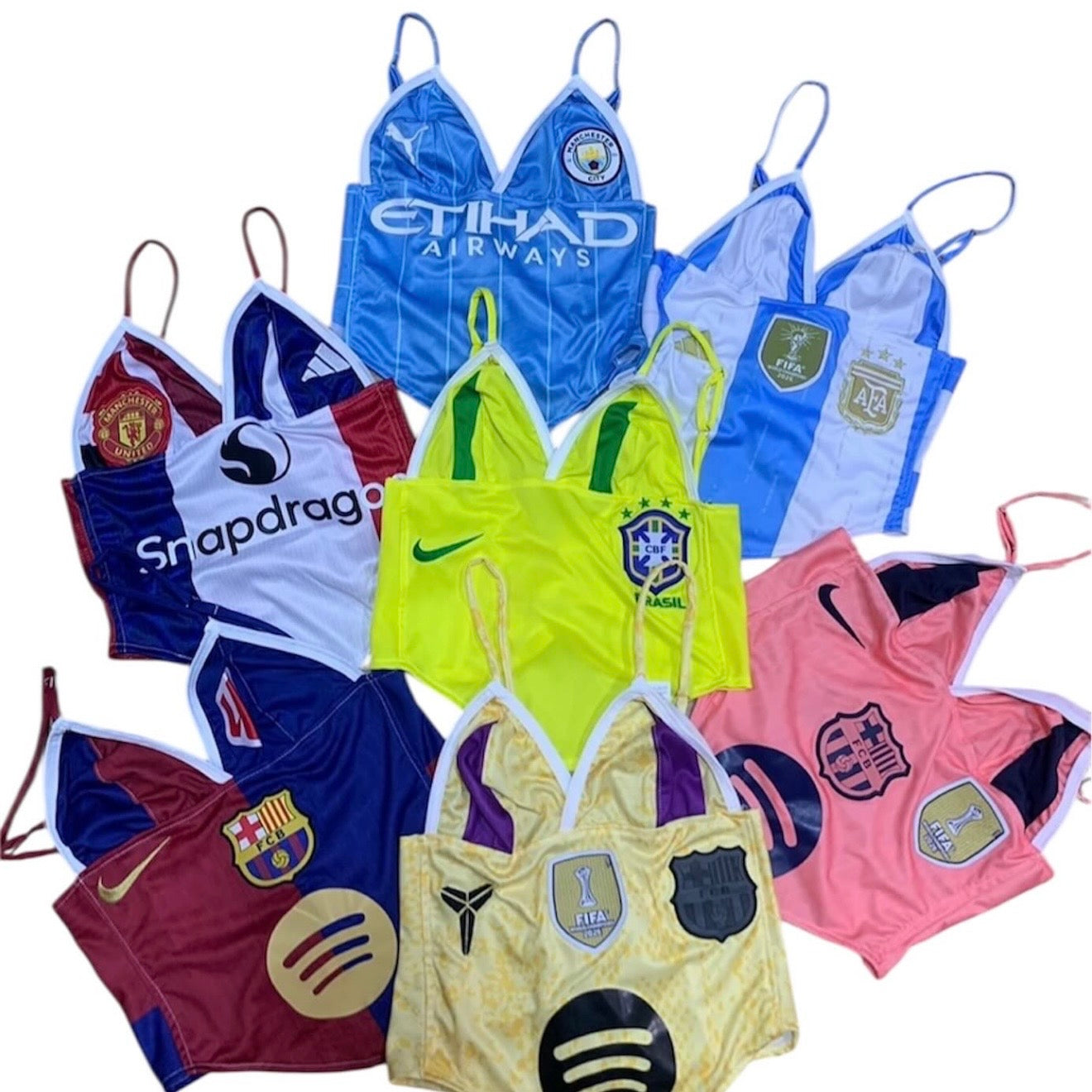 TOP FEMME FOOTBALL UPCYCLÉ (X20)