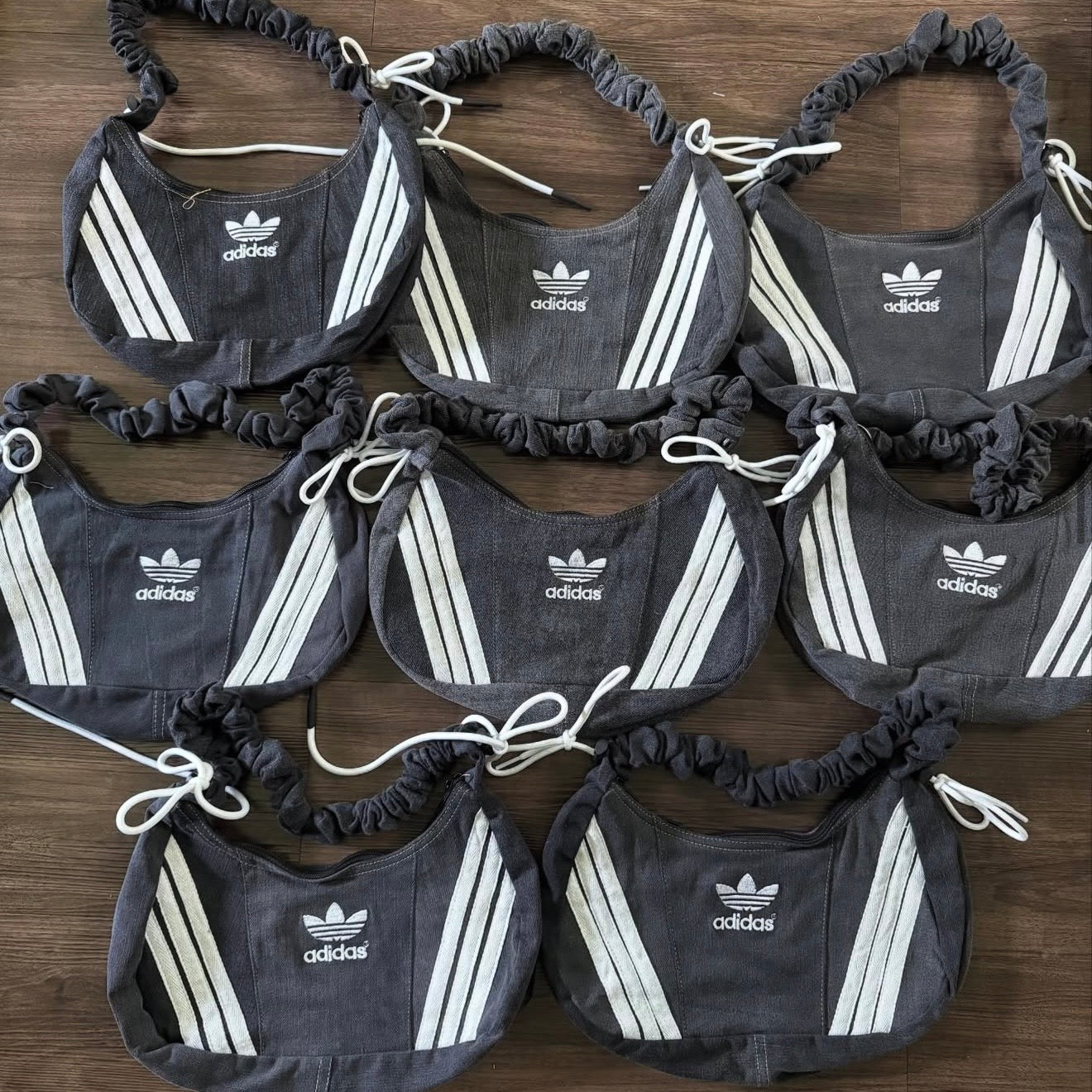 SAC UPCYCLÉ ADIDAS BLACK (X20)