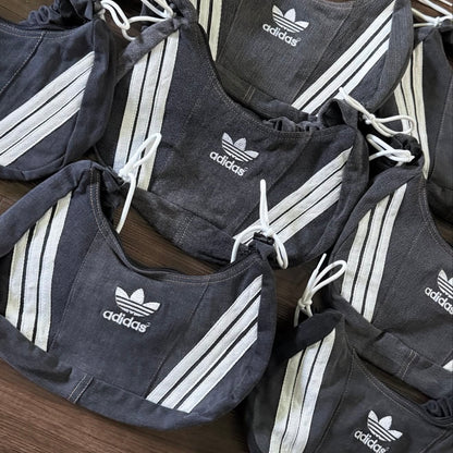 SAC UPCYCLÉ ADIDAS BLACK (X20)