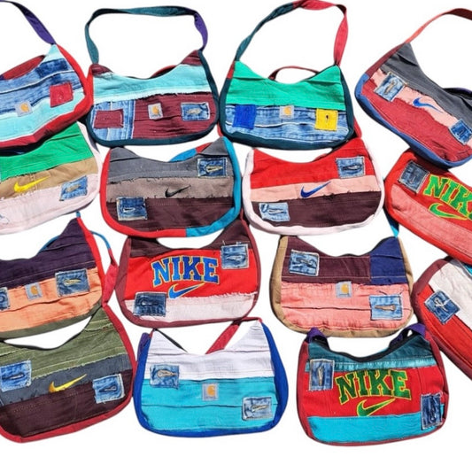 SAC MARQUE PATCHWORK UPCYCLÉ (X20)