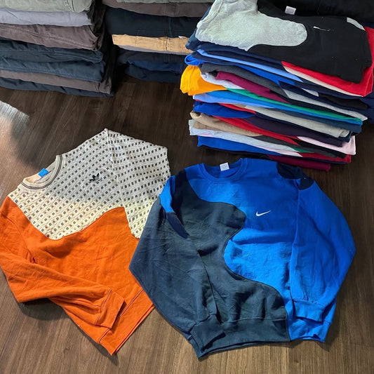 SWEAT NIKE ADIDAS UPCYCLÉ (X20)