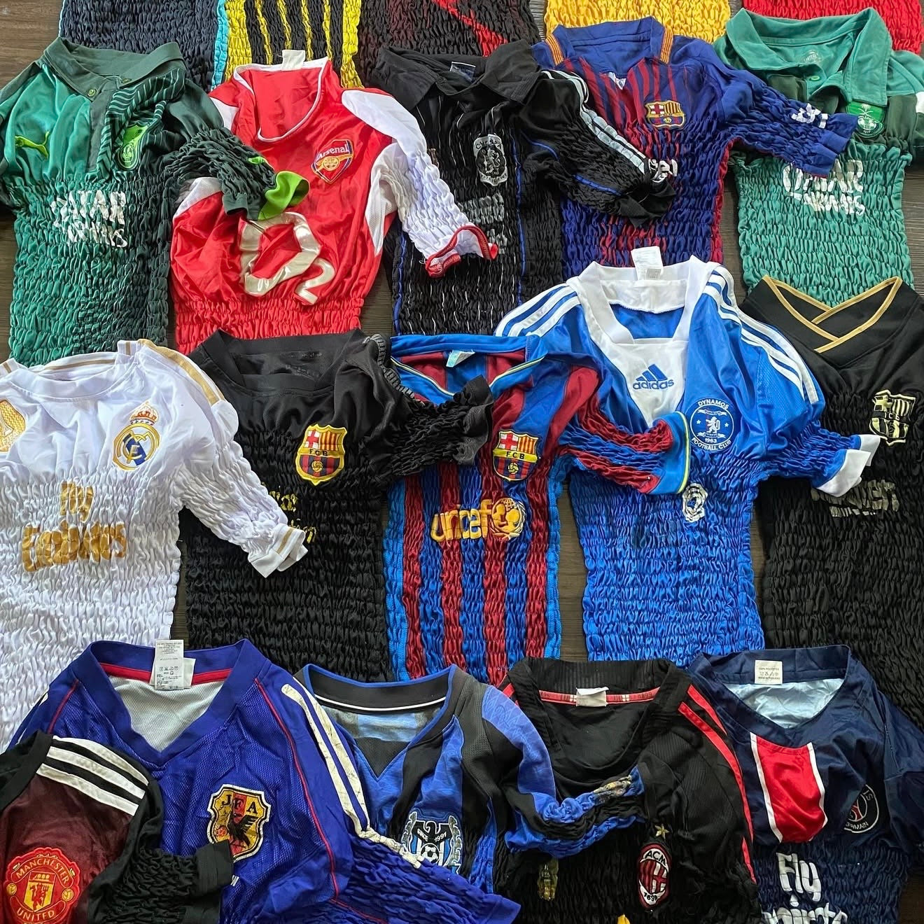 TOP MAILLOT FOOT FEMME UPCYCLÉ (X20)