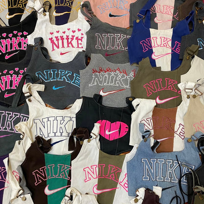 TOP NIKE FEMME PLASTRON UPCYCLÉ (X20)