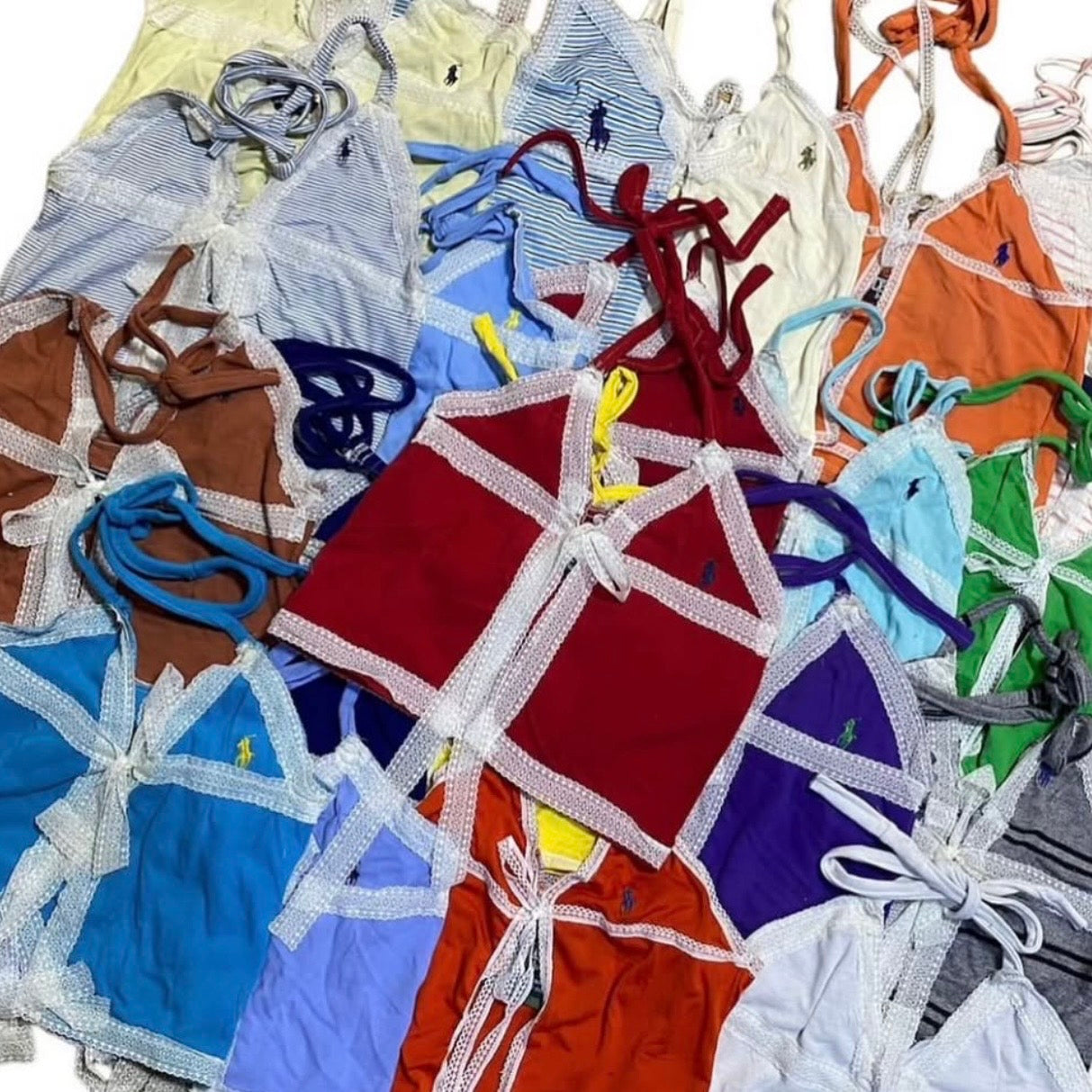 TOP FEMME RALPH LAUREN UPCYCLÉ (X20)