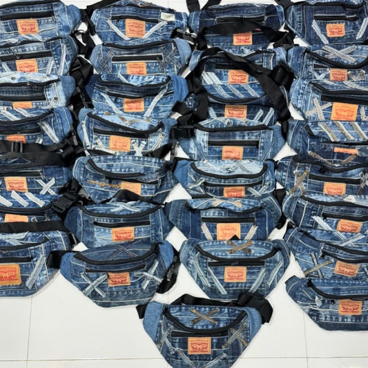 SAC BANANE LEVIS JEAN UPCYCLÉ (X20)