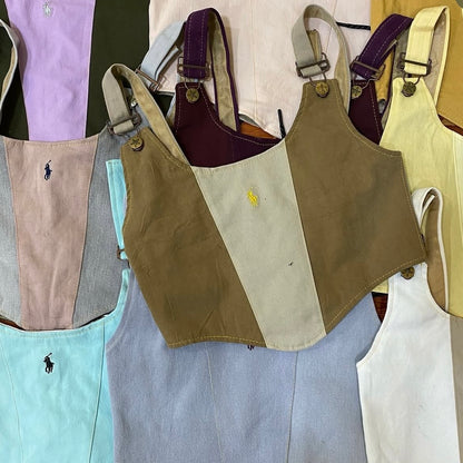 TOP FEMME RALPH LAUREN BICOLORE UPCYCLÉ (X20)