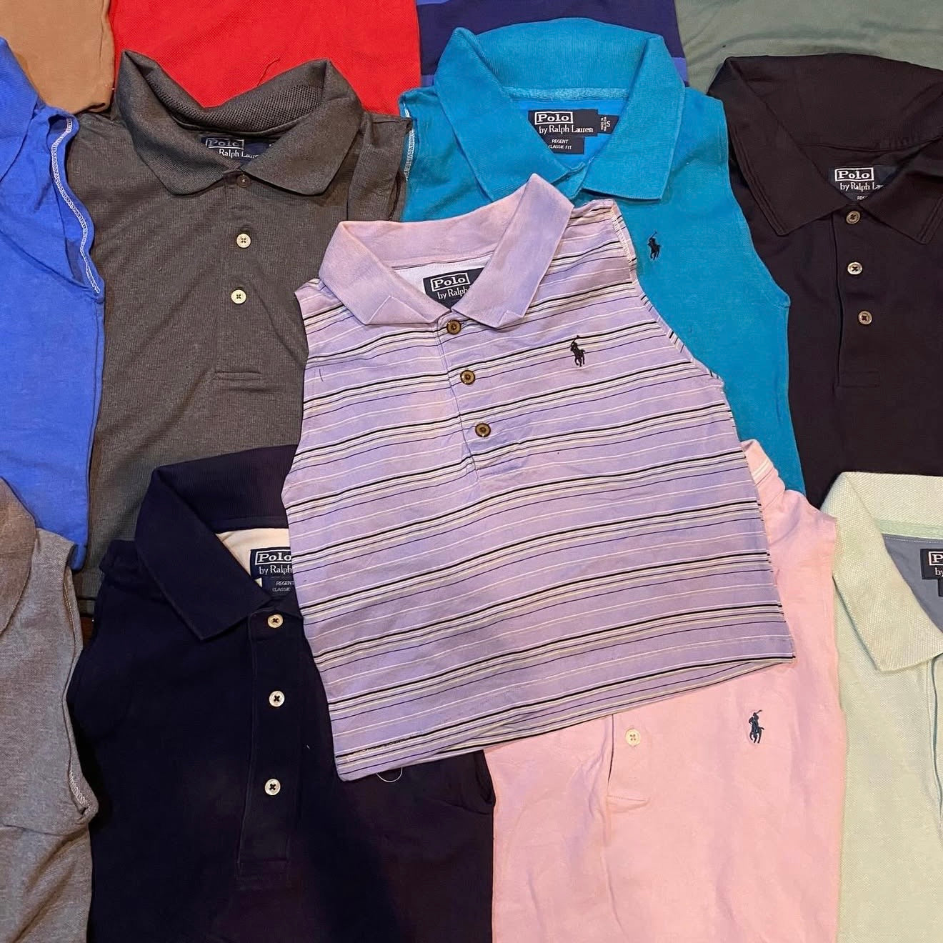 TOP POLO RALPH LAUREN MIX COLOR UPCYCLÉ (X20)