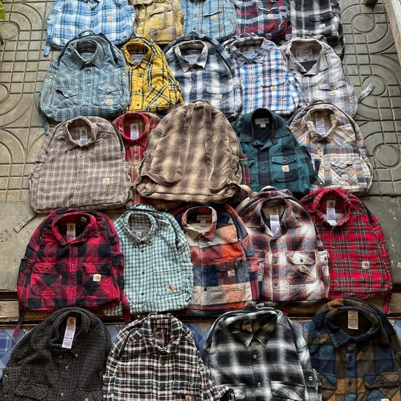 SAC À DOS UPCYCLÉ CARHARTT (X20)