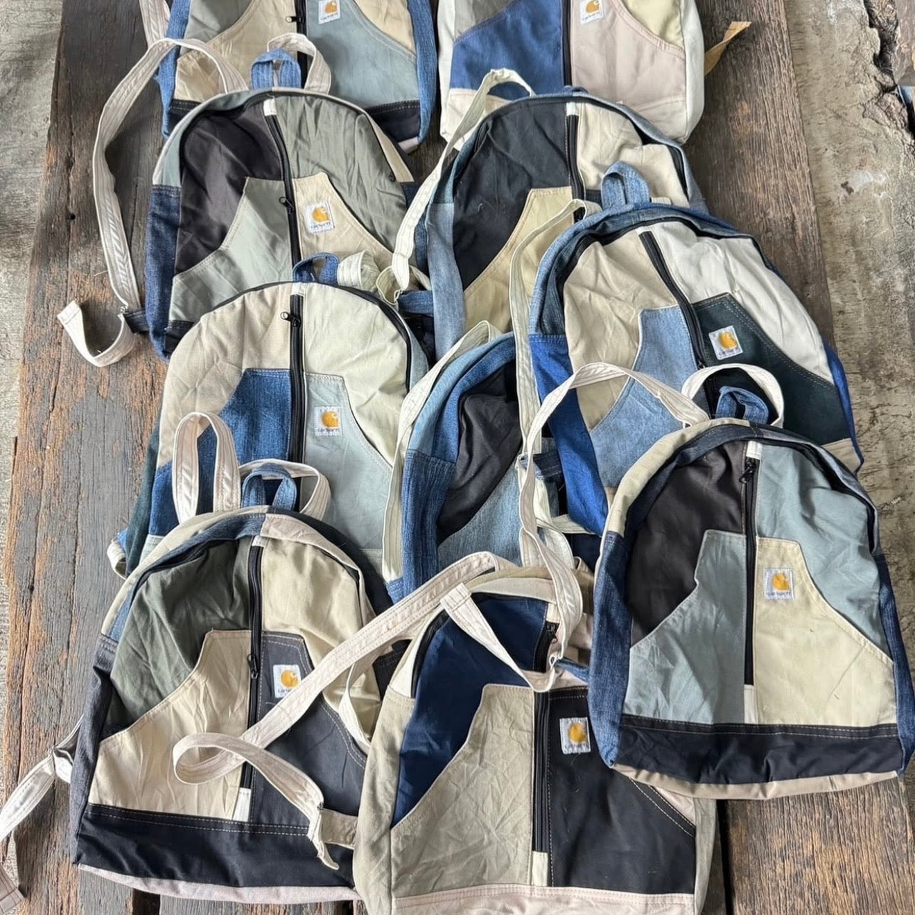 SAC À DOS CARHARTT UPCYCLÉ (X20)