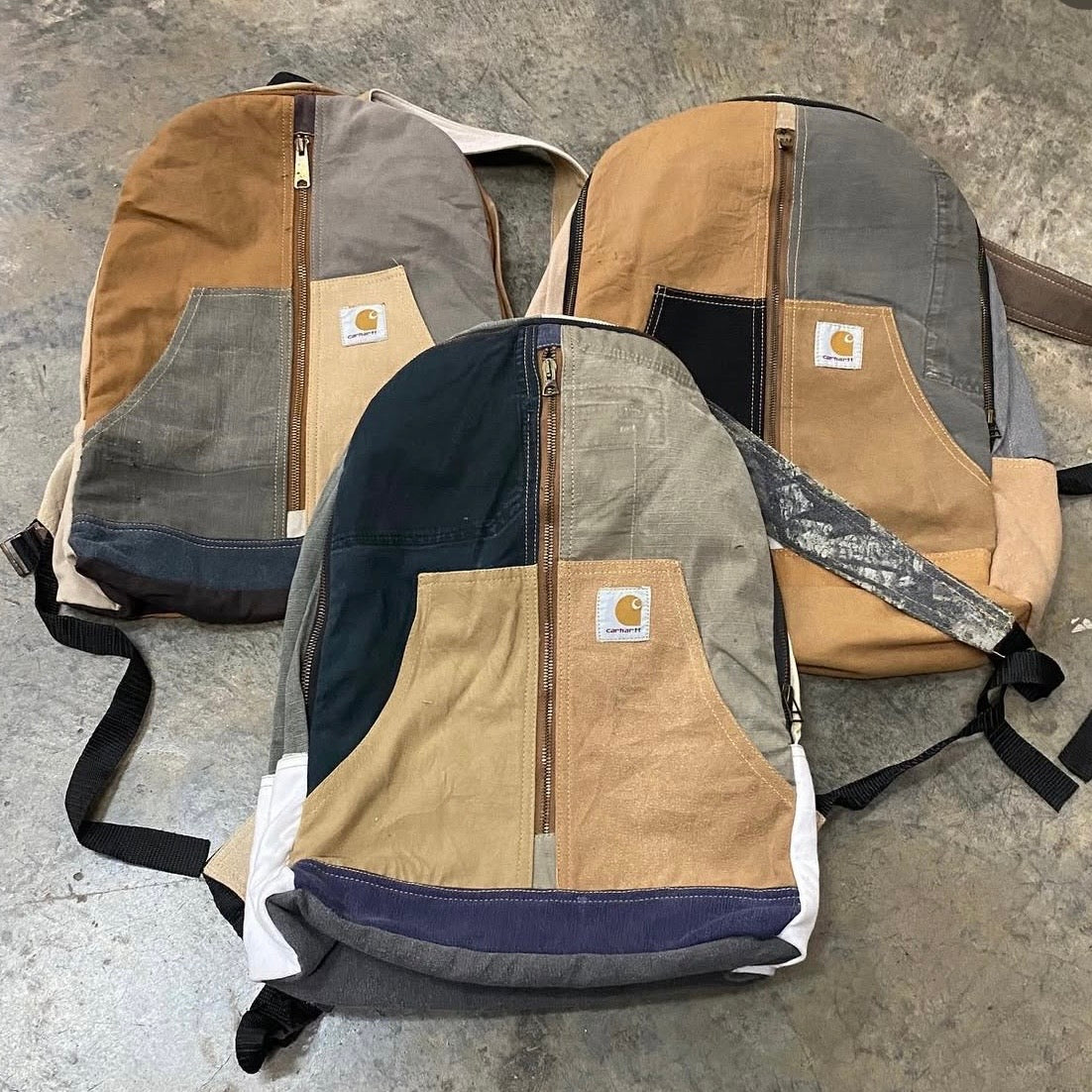 SAC À DOS CARHARTT UPCYCLÉ (X20)