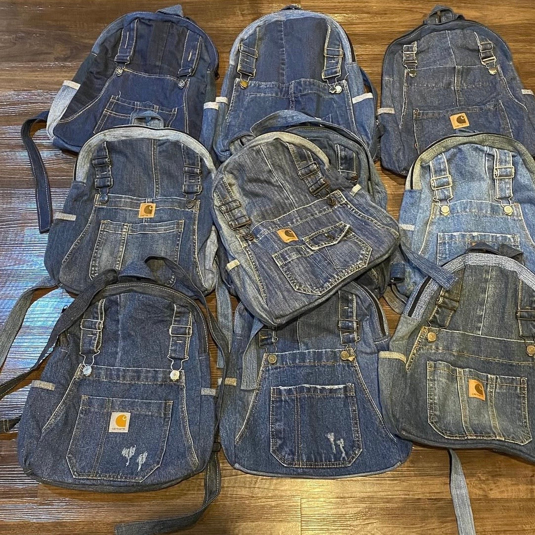 SAC À DOS JEAN CARHARTT UPCYCLÉ (X20)