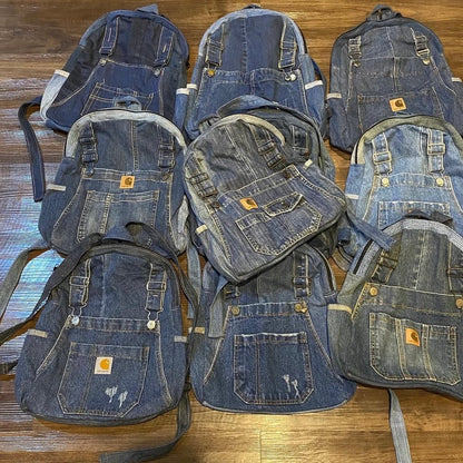 SAC À DOS JEAN CARHARTT UPCYCLÉ (X20)