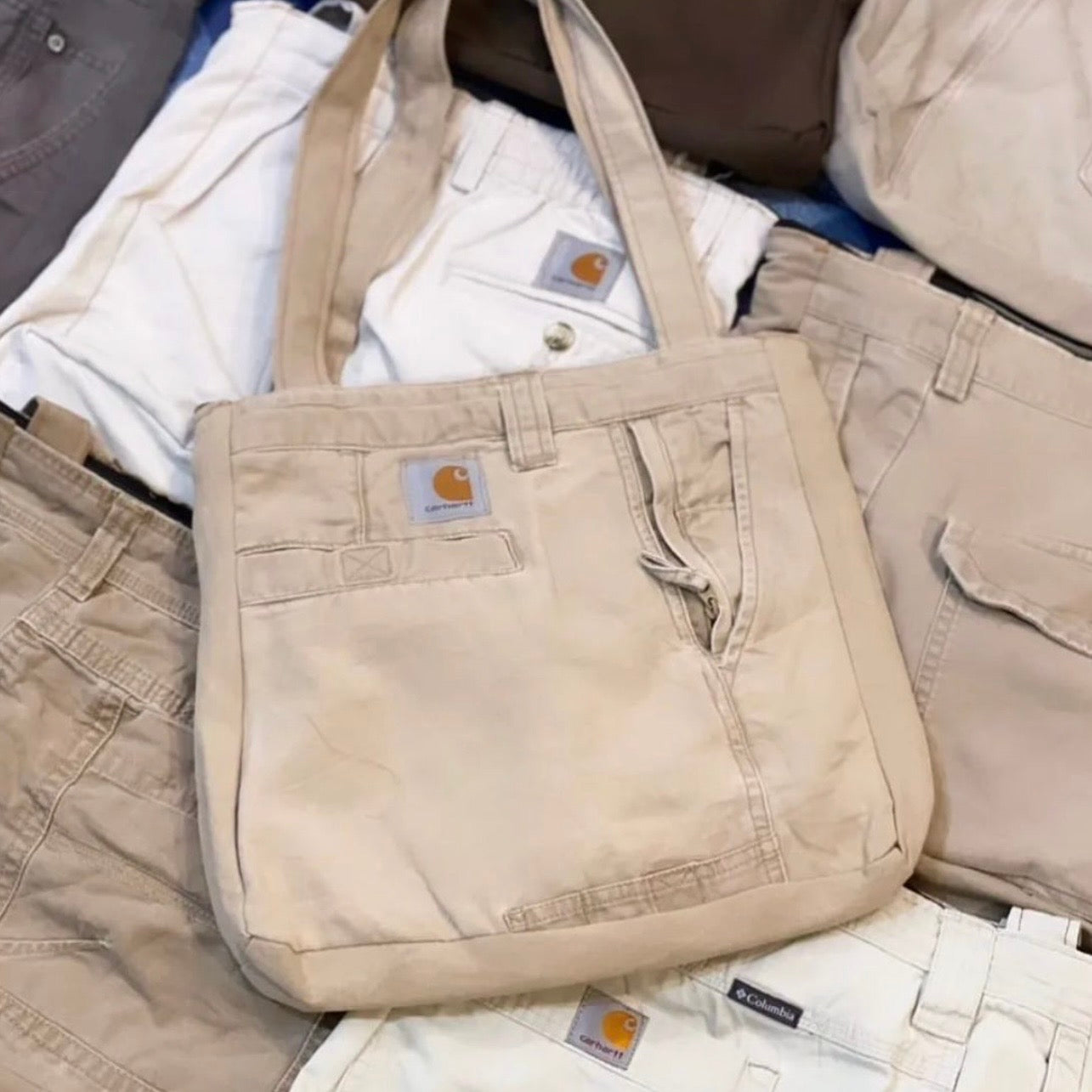 SAC TOTE BAG CARHARTT UPCYCLÉ (X20)