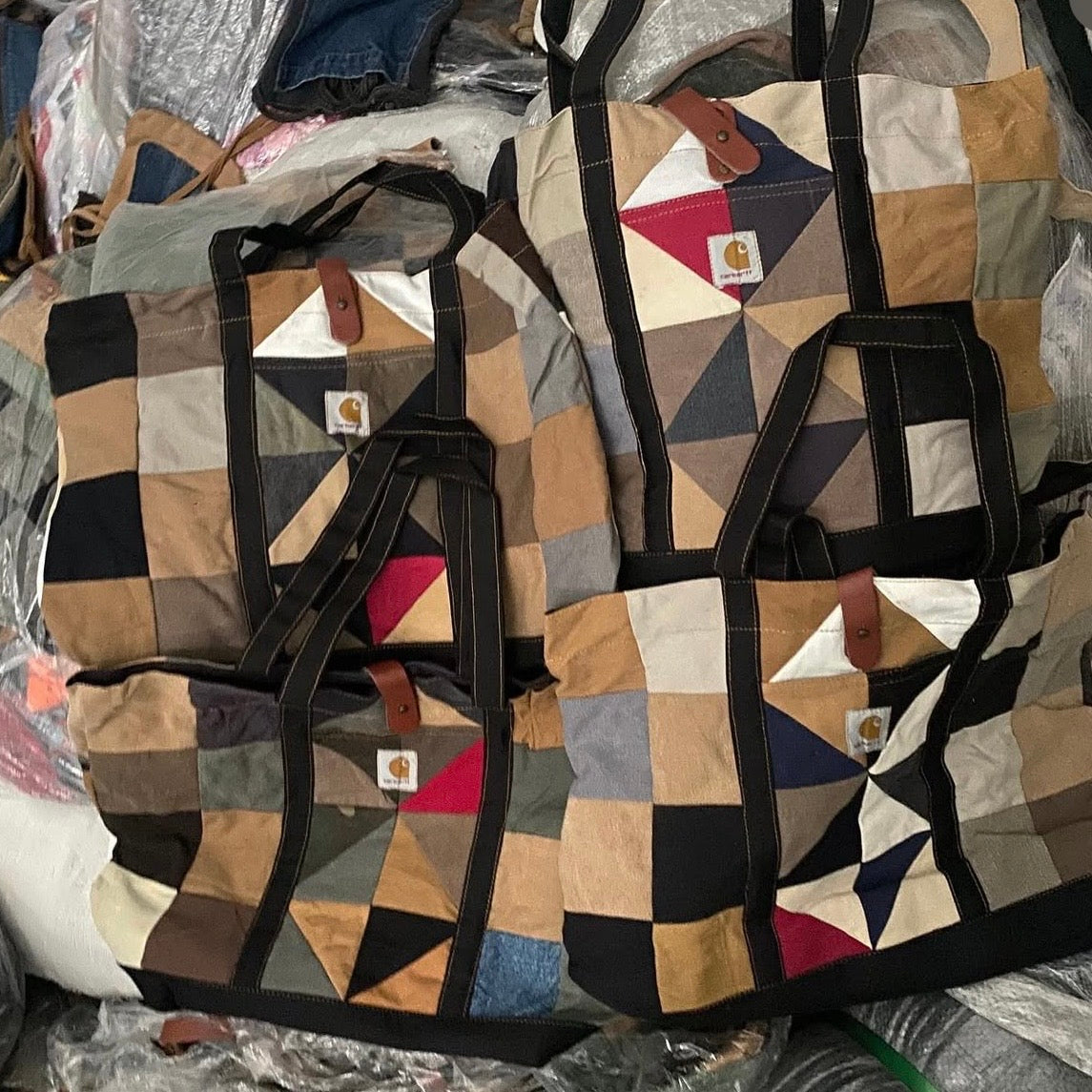 SAC TOTE BAG CARHARTT UPCYCLÉ (X20)